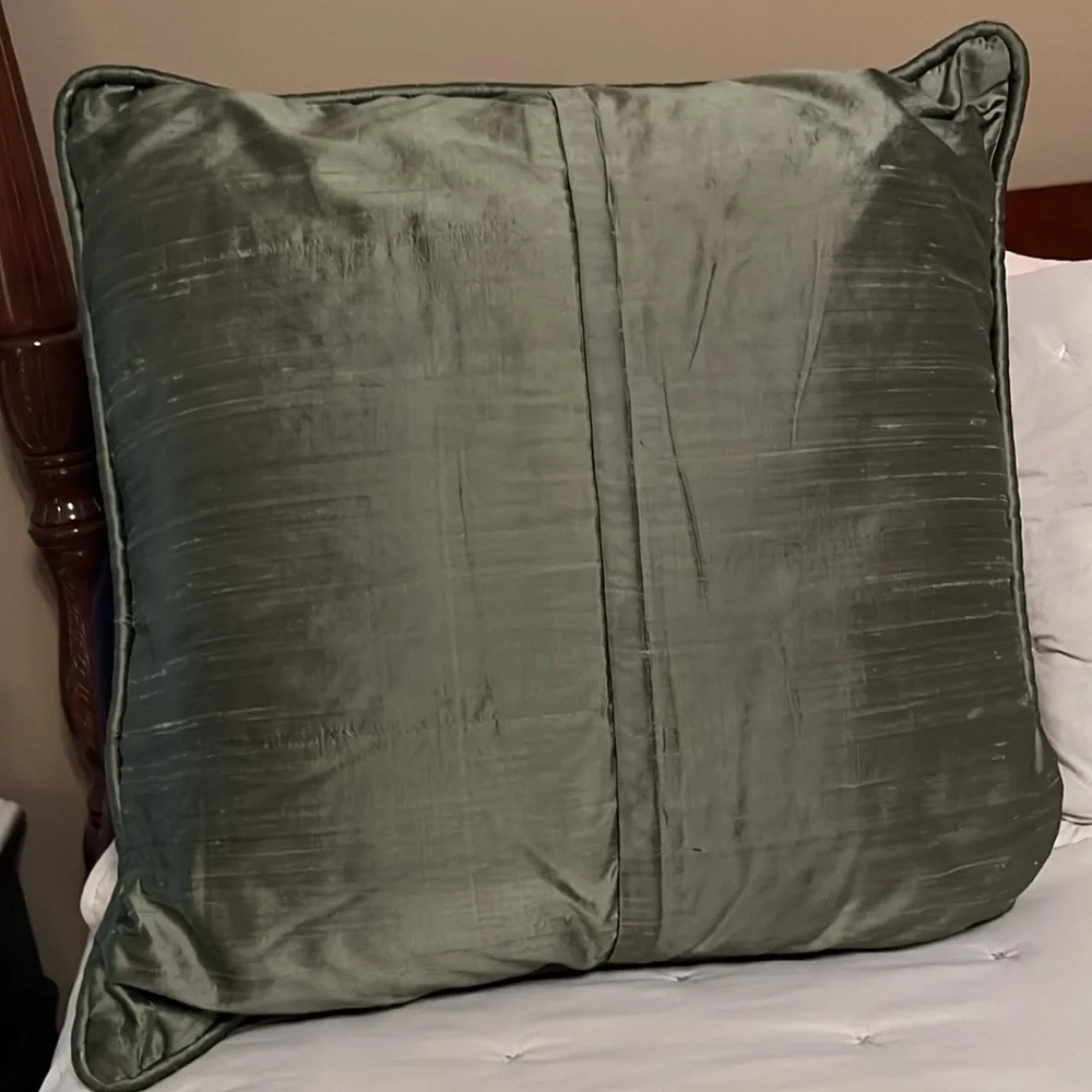 Soft Surroundings Eiuro Sham/ Large Pillow ~ Decorative~ in Soft Green